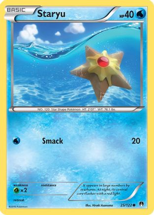 Staryu 25/122 - BREAKpoint Reverse Holofoil