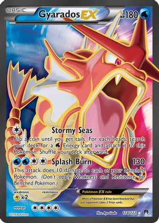 Gyarados EX (Full Art) 114/122 - XY  BREAKpoint Holofoil - Ultra Rare