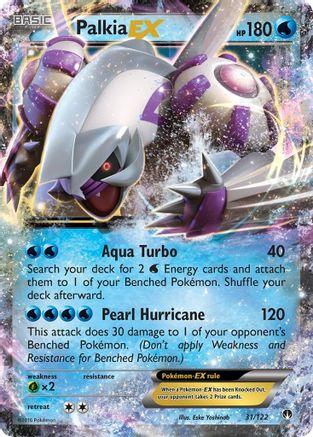 Palkia EX 031/122 - XY  BREAKpoint Holofoil - Ultra Rare