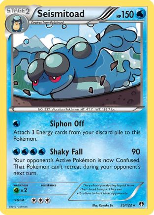 Seismitoad (35/122) - XY  BREAKpoint  - Rare
