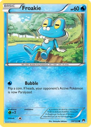 Froakie 038/122 - XY  BREAKpoint Reverse Holofoil - Common