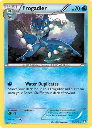 Frogadier 039/122 - XY  BREAKpoint Reverse Holofoil - Uncommon