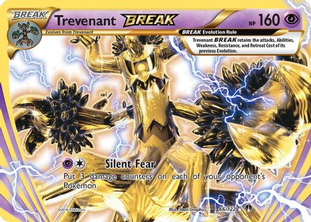Trevenant BREAK 066/122 - XY  BREAKpoint Holofoil - Rare BREAK