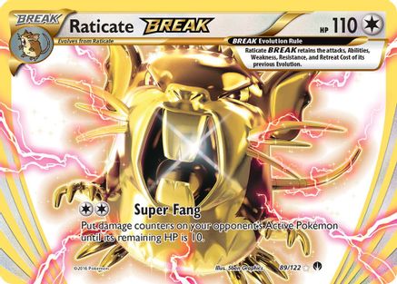 Raticate BREAK 89/122 - BREAKpoint Holofoil