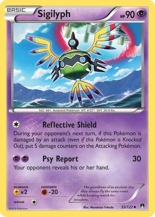 Sigilyph 55/122 - BREAKpoint Reverse Holofoil