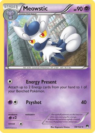 Meowstic 59/122 - BREAKpoint Reverse Holofoil