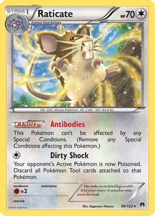 Raticate 88/122 - BREAKpoint Reverse Holofoil