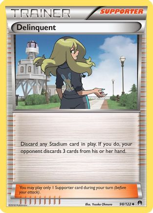 Delinquent 098/122 - XY  BREAKpoint Normal - Uncommon