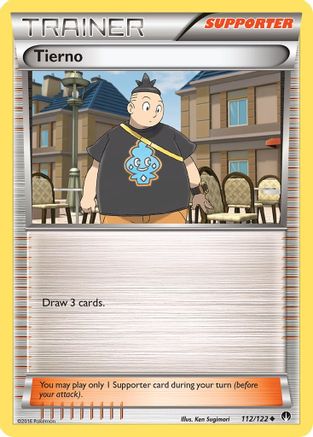Tierno 112/122 - XY  BREAKpoint Normal - Uncommon