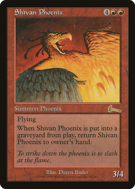 Shivan Phoenix (ULG-091) - Urza's Legacy