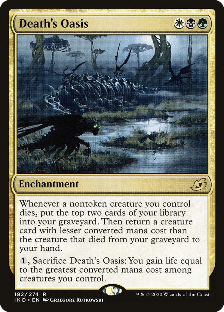 Death's Oasis (IKO-182) - Ikoria: Lair of Behemoths Foil