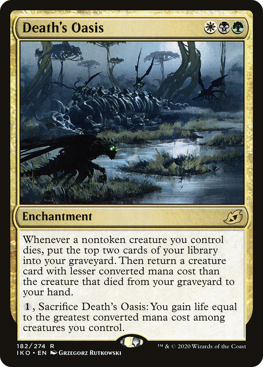 Death's Oasis (IKO-182) - Ikoria: Lair of Behemoths Foil