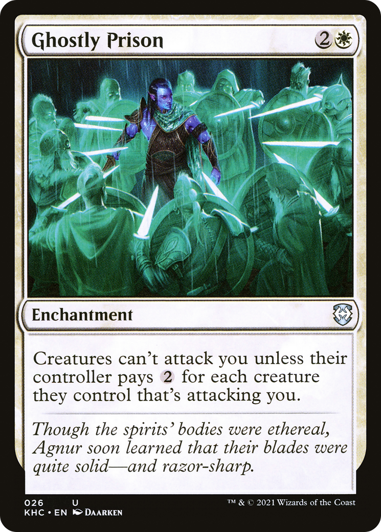 Ghostly Prison (KHC-026) - Kaldheim Commander