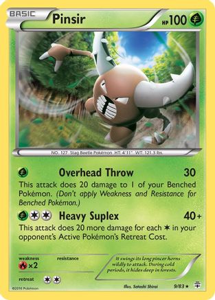 Pinsir - 009/83 - Generations Reverse Holofoil