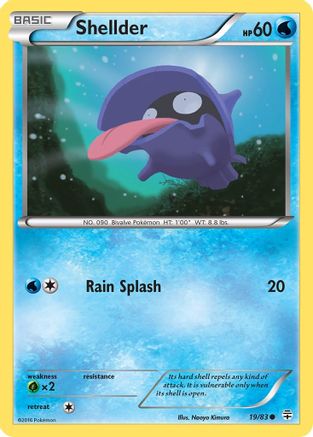 Shellder 19/83 - Generations Reverse Holofoil