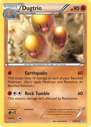 Dugtrio 39/83 - Generations Reverse Holofoil