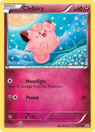 Clefairy - 050/83 - Generations Reverse Holofoil - Common