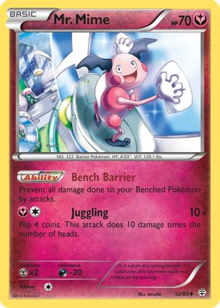 Mr. Mime 52/83 - Generations Reverse Holofoil