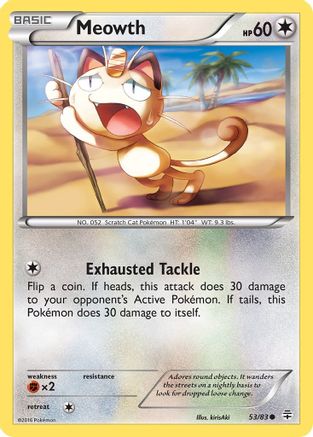 Meowth (53/83) - Generations  - Common