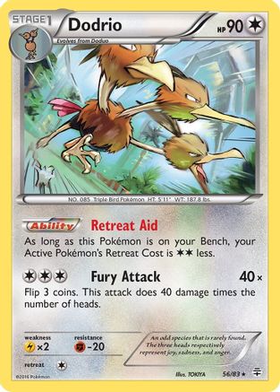 Dodrio 56/83 - Generations Reverse Holofoil