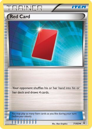 Red Card 71/83 - Generations Reverse Holofoil