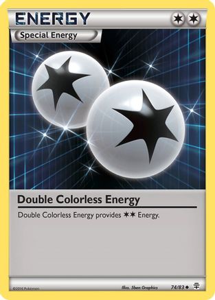 Double Colorless Energy 74/83 - Generations Reverse Holofoil