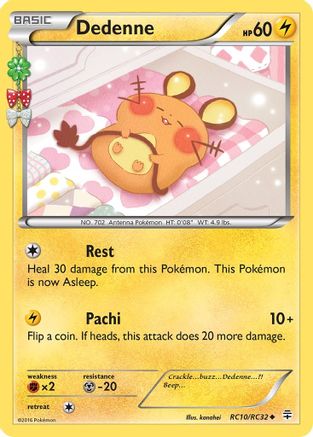Dedenne - RC10/RC32 - Generations Radiant Collection Holofoil