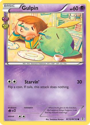 Gulpin - RC12/RC32 - Generations Radiant Collection Normal