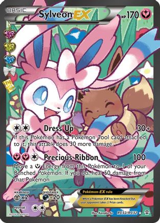 Sylveon EX (Full Art) RC32/RC32 - Generations Radiant Collection Holofoil - Ultra Rare