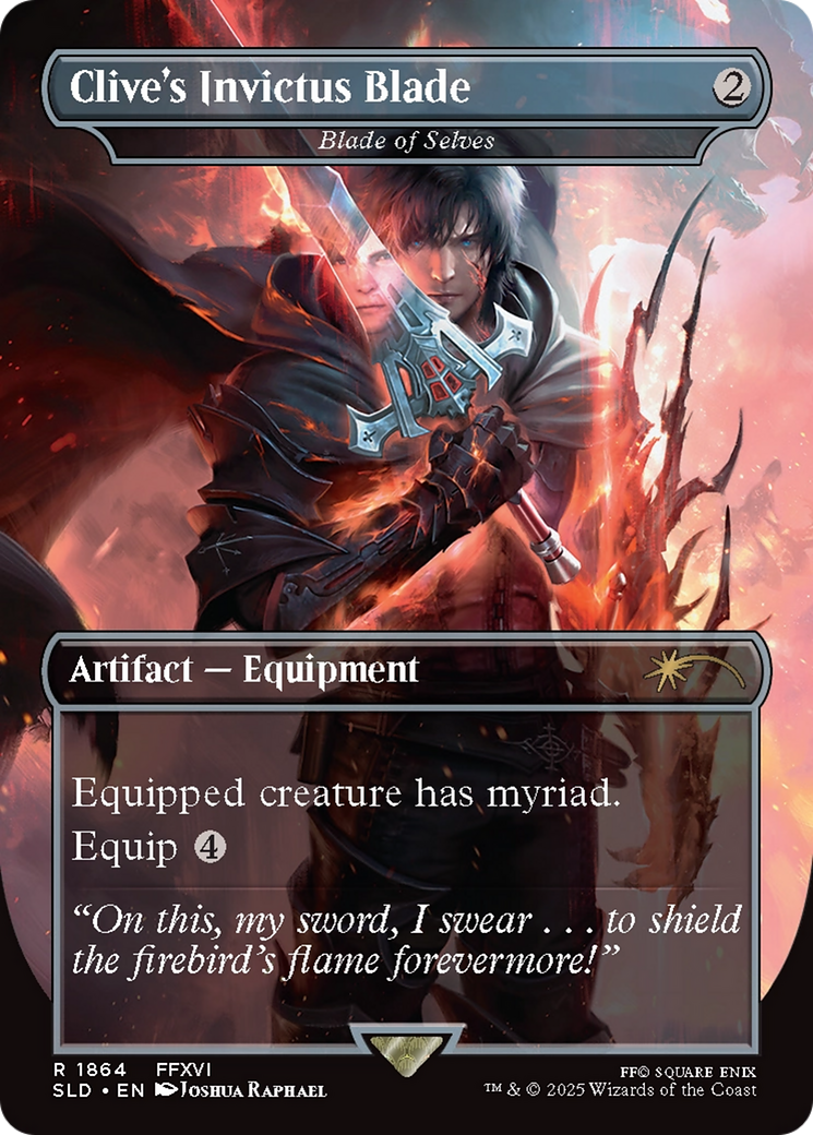 Blade of Selves  (SLD-1864) - Secret Lair Drop / Clive's Invictus Blade Foil