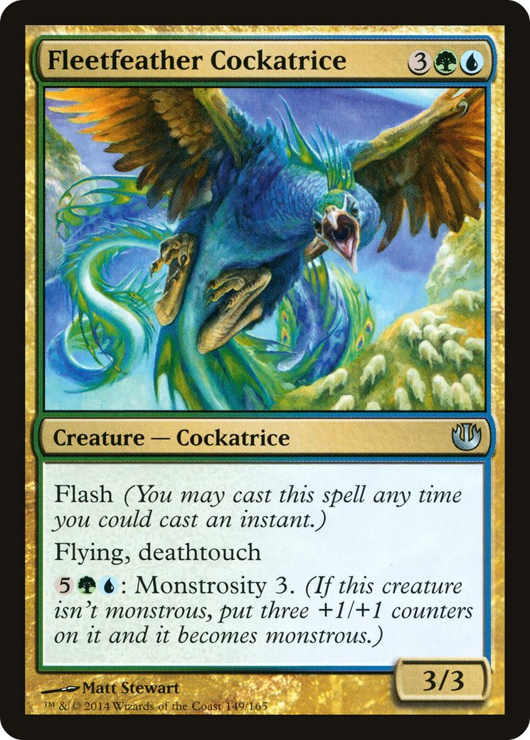 Fleetfeather Cockatrice (JOU-149) - Journey into Nyx Foil