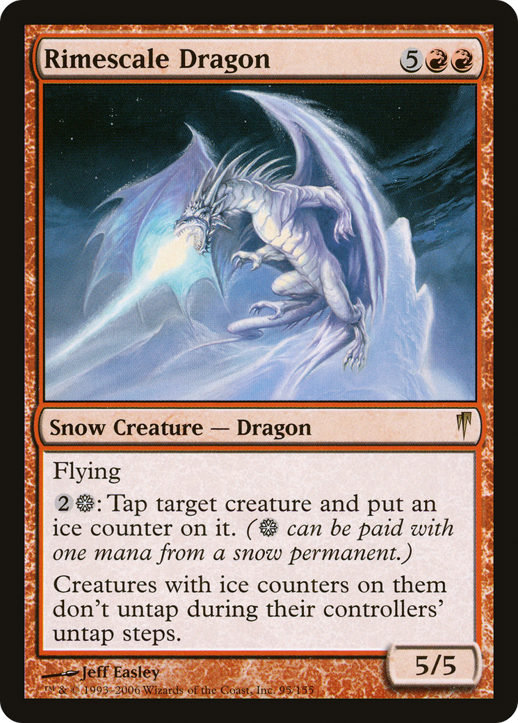 Rimescale Dragon (CSP-095) - Coldsnap Foil