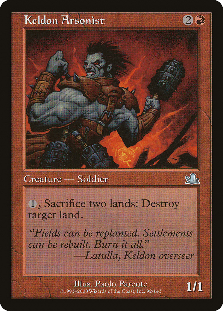 Keldon Arsonist (PCY-092) - Prophecy Foil