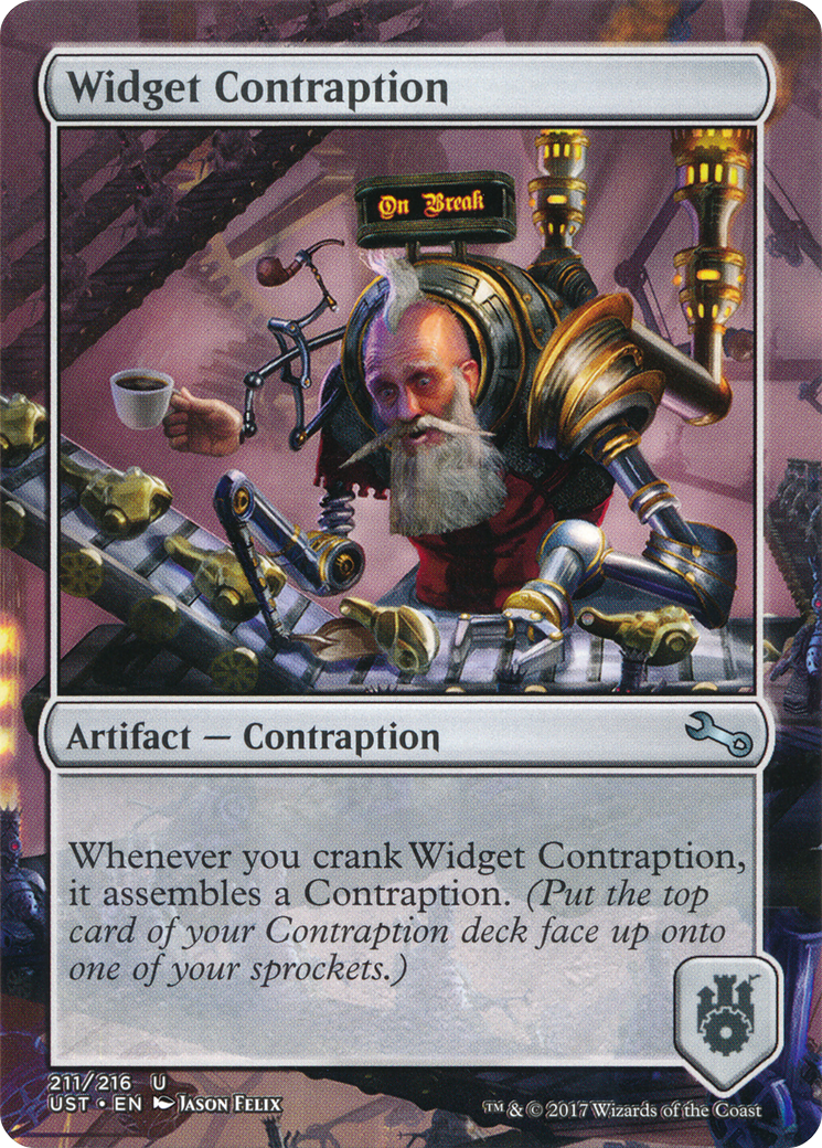 Widget Contraption  (Borderless)(UST-211) - Unstable Foil