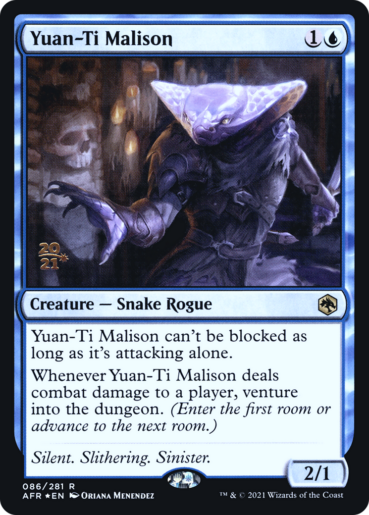 Yuan-Ti Malison (PRE-86S) - Adventures in the Forgotten Realms Promos (Prerelease) Foil