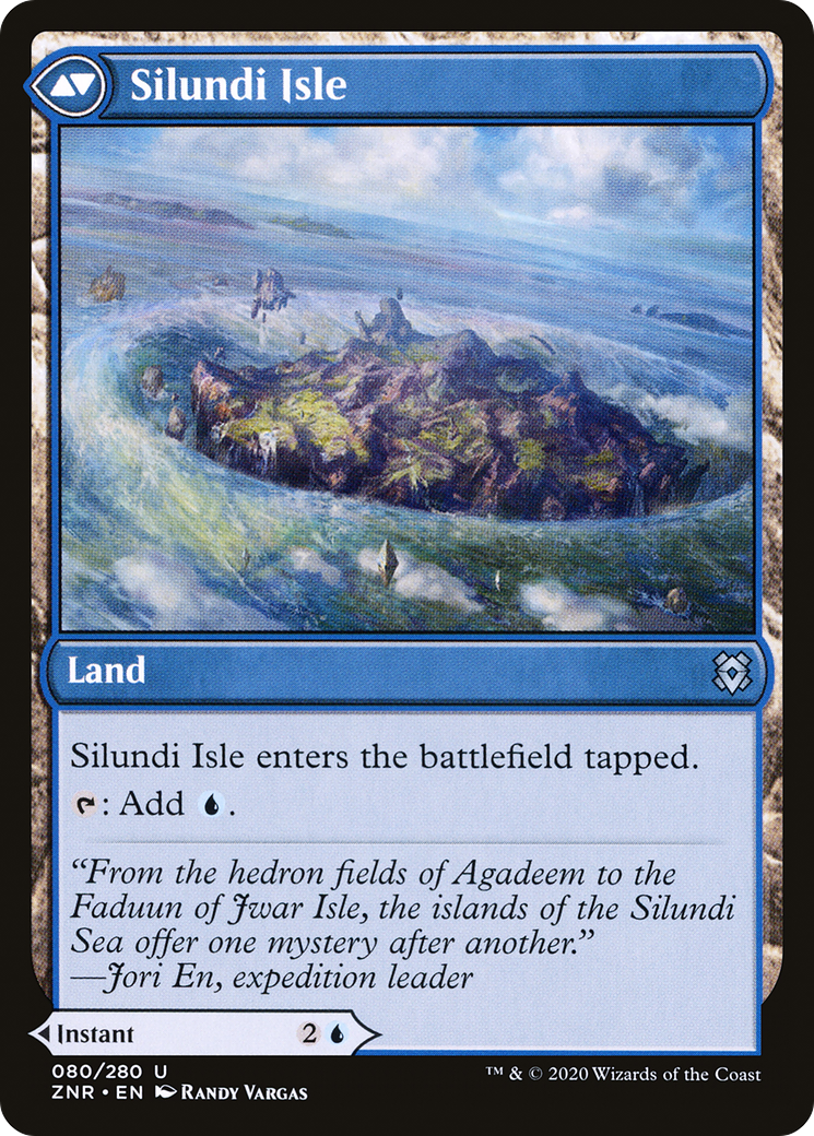 Silundi Vision // Silundi Isle (ZNR-080) - Zendikar Rising