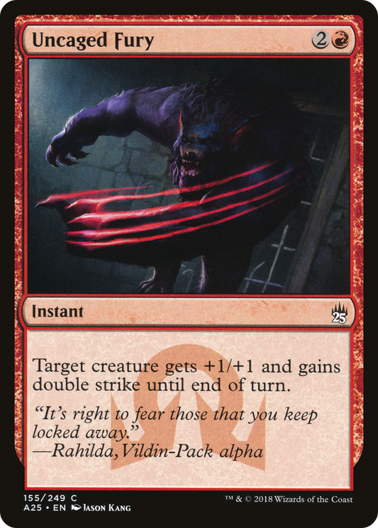 Uncaged Fury (A25-155) - Masters 25 Foil