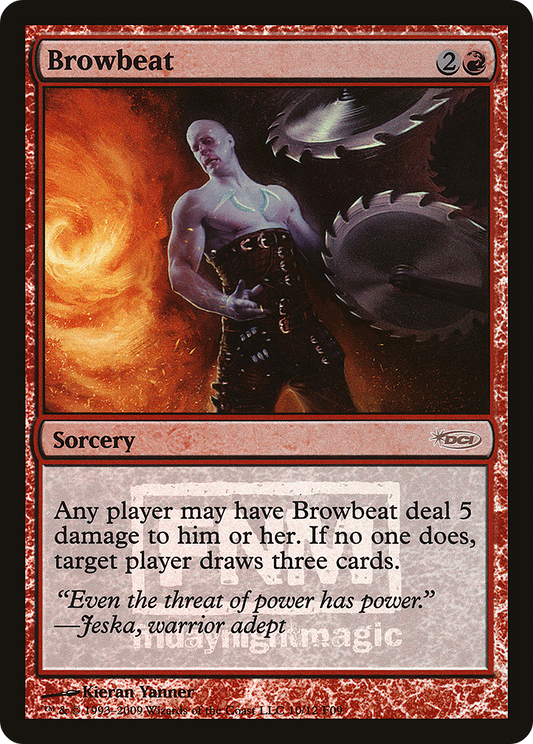 Browbeat (F09-010) - Friday Night Magic 2009 Foil