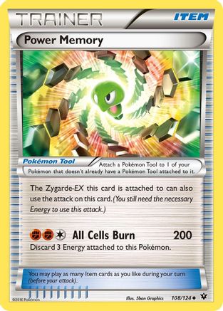 Power Memory (108/124) - XY  Fates Collide  - Uncommon