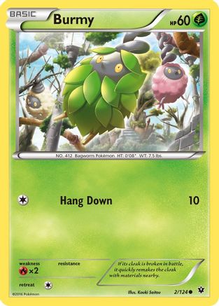 Burmy 2/124 - Fates Collide Reverse Holofoil