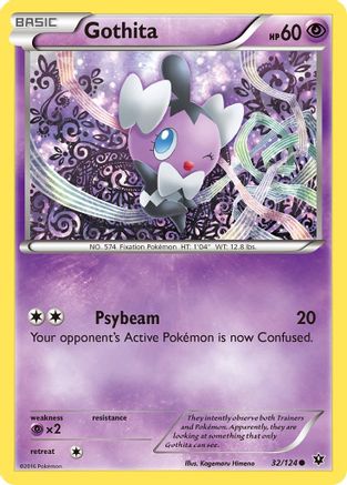 Gothita 032/124 - XY  Fates Collide Normal - Common