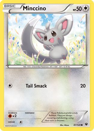 Minccino (87) 087/124 - XY  Fates Collide Normal - Common