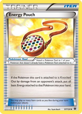 Energy Pouch 097/124 - XY  Fates Collide Reverse Holofoil - Uncommon
