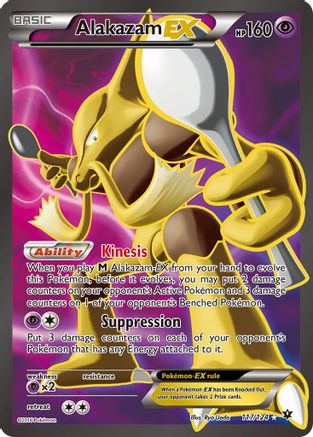 Alakazam-EX 117/124 - Fates Collide Holofoil