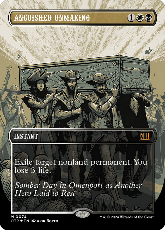 Anguished Unmaking (OTP-074) - Breaking News: (Extended Art) (Borderless) Foil