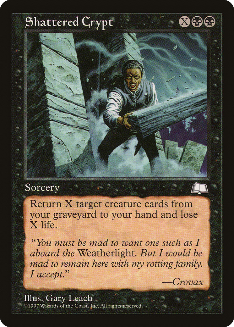 Shattered Crypt (WTH-080) - Weatherlight