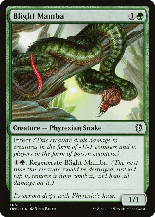 Blight Mamba (ONC-105) - Phyrexia: All Will Be One Commander