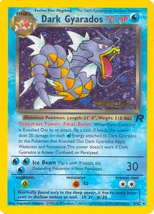 Dark Gyarados (Prerelease) - 008/82 - WoTC Promo Holofoil