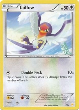 Taillow 007 - XY Trainer Kit Pikachu Libre & Suicune Normal - Common