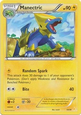 Manectric (13) - XY Trainer Kit Pikachu Libre & Suicune  - Common